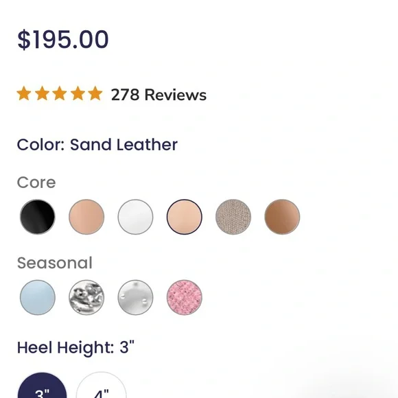 Nude Ankle Strap Block Heel Sandals - Picture 4 of 6